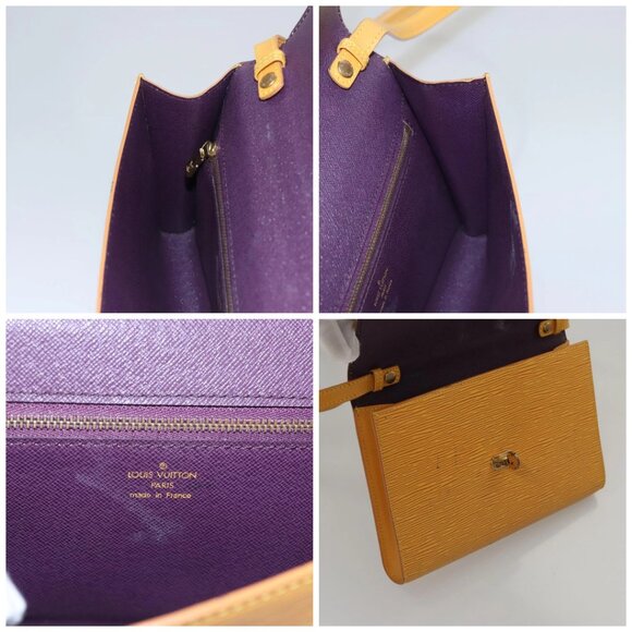 LOUIS VUITTON Epi Arsch Shoulder Bag Yellow - Picture 15 of 15